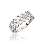 Load image into Gallery viewer, 14K Solid Gold Heart Ring Y289