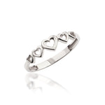 Load image into Gallery viewer, 14K Solid Gold Heart Ring Y290