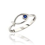 Load image into Gallery viewer, 14K Solid Gold Fish Ring Y324