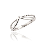 Load image into Gallery viewer, 14K Solid Gold V Ring Y297