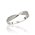 Load image into Gallery viewer, 14K Solid Gold Mobius Ring Y314