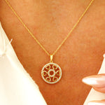 Load image into Gallery viewer, 14K Solid Gold Heart Necklace K153