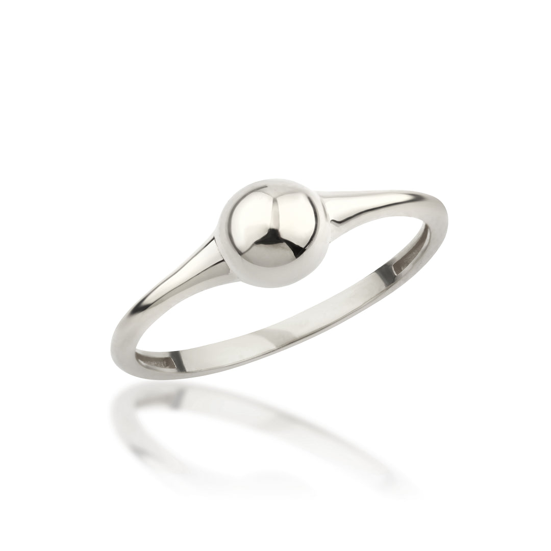 4K Solid Gold Ball Ring Y347