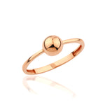 Load image into Gallery viewer, 14K Solid Gold Ball Ring Y325