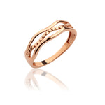 Load image into Gallery viewer, 14K Solid Gold Heart Ring Y264