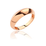 Load image into Gallery viewer, 14K Solid Gold 2 Edge Dome Ring Y271