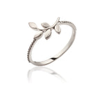 Load image into Gallery viewer, 14K Solid Gold Leaf Ring Y255