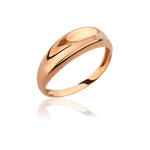 Load image into Gallery viewer, 14K Solid Gold Dome Ring Y261