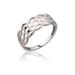 Load image into Gallery viewer, 14K Solid Gold Braid Ring Y265