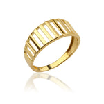 Load image into Gallery viewer, 14K Solid Gold Wide Band Ring Y273