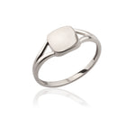 Load image into Gallery viewer, 14K Solid Gold Square Signet Ring Y258