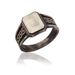 Load image into Gallery viewer, 14K Solid Gold Greek Men Ring EY1