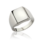 Load image into Gallery viewer, 14K Solid Gold Signet Men Ring EY6