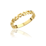 Load image into Gallery viewer, 14K Solid Gold Heart Ring Y73