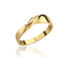 Load image into Gallery viewer, 14K Solid Gold Double Mobius Ring Y97
