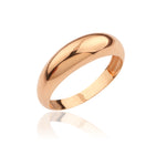 Load image into Gallery viewer, 14K Solid Gold Dome Ring Y117