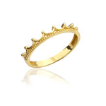 Load image into Gallery viewer, 14K Solid Gold Crown Ring Y79