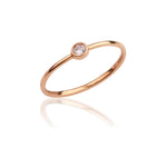 Load image into Gallery viewer, 14K Solid Gold Birthstone Ring Y270