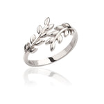 Load image into Gallery viewer, 14K Solid Gold Olive Leaf Ring Y72