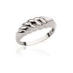 Load image into Gallery viewer, 14K Solid Gold Croissant Ring Y6