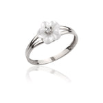 Load image into Gallery viewer, 14K Solid Gold Magnolia Ring Y235