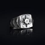 Load image into Gallery viewer, 14K Solid Gold North Star Men Ring EY5