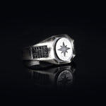 Load image into Gallery viewer, 14K Solid Gold North Star Men Ring EY2