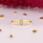 Load image into Gallery viewer, 14K Solid Gold Birthstone Ring Y270
