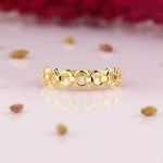 Load image into Gallery viewer, 14K Solid Gold Chain Ring Y268