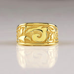 Load image into Gallery viewer, 14K Solid Gold Men Ring EY9