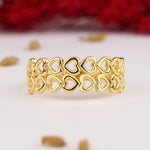 Load image into Gallery viewer, 14K Solid Gold Heart Ring Y289