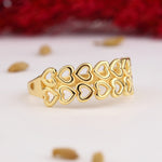 Load image into Gallery viewer, 14K Solid Gold Heart Ring Y289