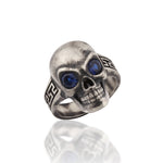 Load image into Gallery viewer, 14K Solid Gold Skull Men Ring EY21