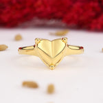 Load image into Gallery viewer, 14K Solid Gold Heart Ring Y303