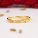 Load image into Gallery viewer, 14K Solid Gold Band Cross Ring Y306