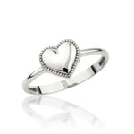 Load image into Gallery viewer, 14K Solid Gold Heart Ring Y318