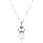 Load image into Gallery viewer, 14K Solid Gold Crown Necklace K160