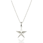 Load image into Gallery viewer, 14K Solid Gold Star Necklace K144