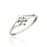 Load image into Gallery viewer, 14K Solid Gold Flower Ring Y367
