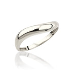 Load image into Gallery viewer, 14K Solid Gold Curved Dome Ring Y329