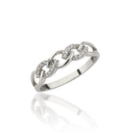 Load image into Gallery viewer, 14K Solid Gold Braid Ring Y281