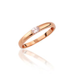 Load image into Gallery viewer, 14K Solid Gold Birthstone Ring Y287