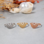 Load image into Gallery viewer, 14K Solid Gold Sunshine Ring Y238