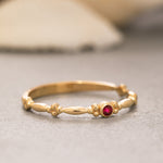 Load image into Gallery viewer, 14K Solid Gold Bubble Ring Y219