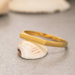 Load image into Gallery viewer, 14K Solid Gold Signet Ring Y220