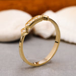Load image into Gallery viewer, 14K Solid Gold Vintage Style Ring Y185