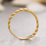 Load image into Gallery viewer, 14K Solid Gold Chain Ring Y182