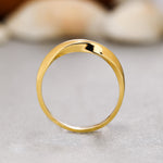Load image into Gallery viewer, 14K Solid Gold Mobius Ring Y231