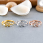 Load image into Gallery viewer, 14K Solid Gold Elephant Ring Y143