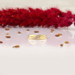 Load image into Gallery viewer, 14K Solid Gold Infinity Ring Y285